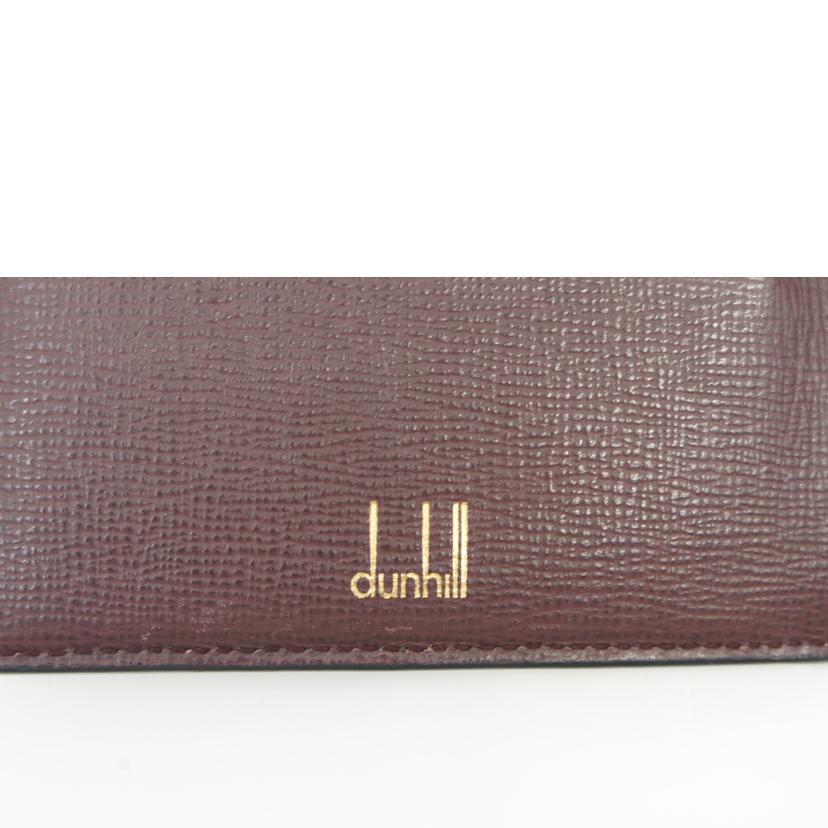 dunhill ﾀﾞﾝﾋﾙ/ダンヒル／二つ折りカード・札入れ／ブラック//ABランク/75