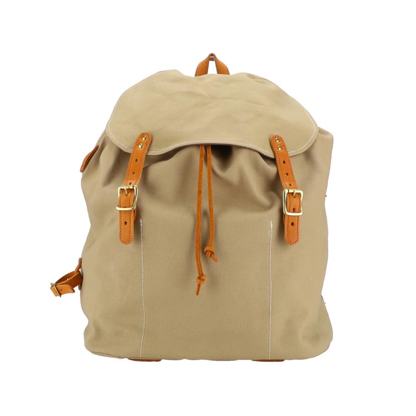 Butler Verner Sails バトラーバナーセイルズ/キャンバス×レザー/バックパック/リュック/ベージュ//ABランク/18