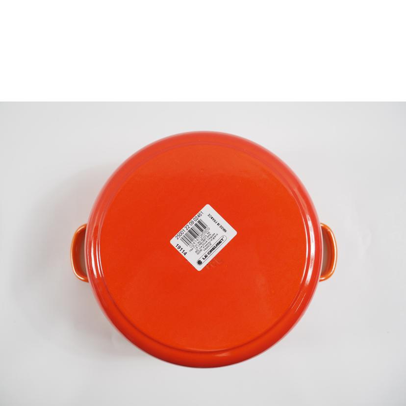 LE　CREUSET ル・クルーゼ/ココットロンド　トラディション　22cm両手鍋//SAランク/79