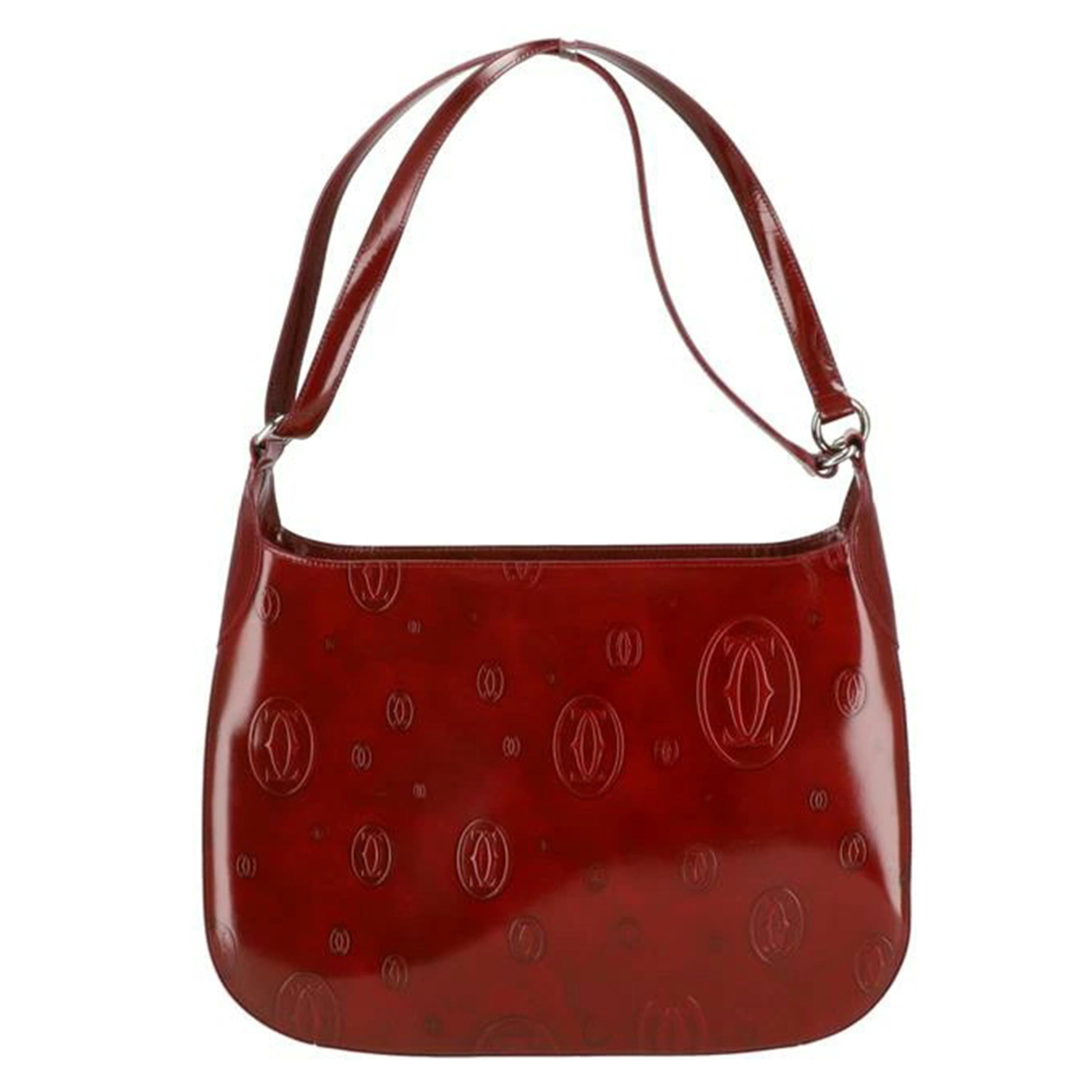 Cartier カルティエ/ハッピーバースデー／2WAYショルダーバッグ／ボルドー//Aランク/18