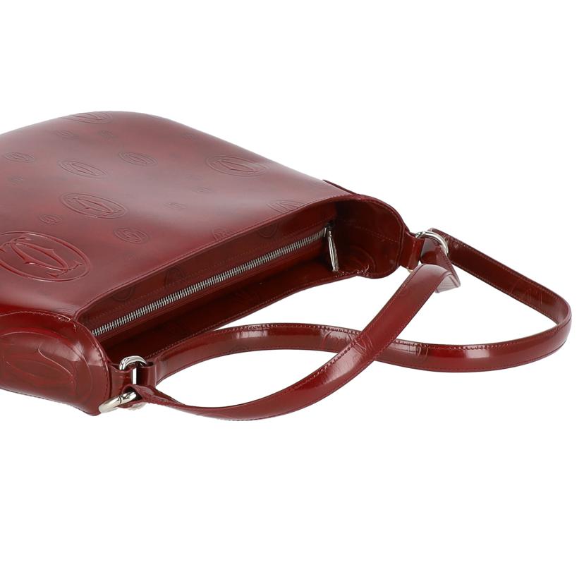 Cartier カルティエ/ハッピーバースデー／2WAYショルダーバッグ／ボルドー//Aランク/18