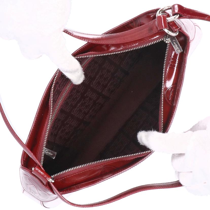 Cartier カルティエ/ハッピーバースデー／2WAYショルダーバッグ／ボルドー//Aランク/18