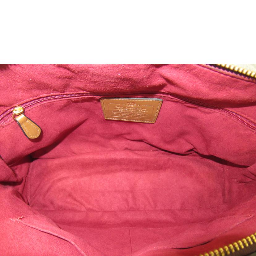COACH/ハンドバッグ／パテントレザー/F55449//G16**/Aランク/63