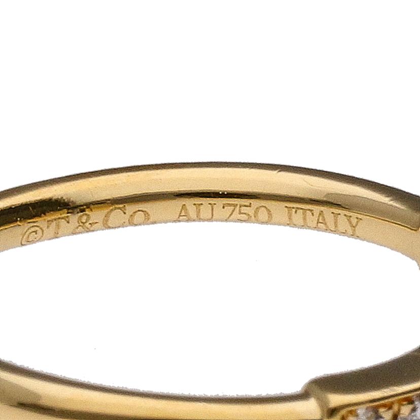 TIFFANY＆Co．/750／Tワイヤーダイヤリング/2.4g//Aランク/77