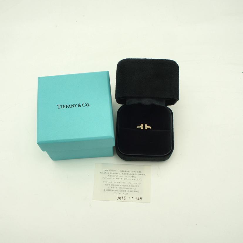 TIFFANY＆Co．/750／Tワイヤーダイヤリング/2.4g//Aランク/77