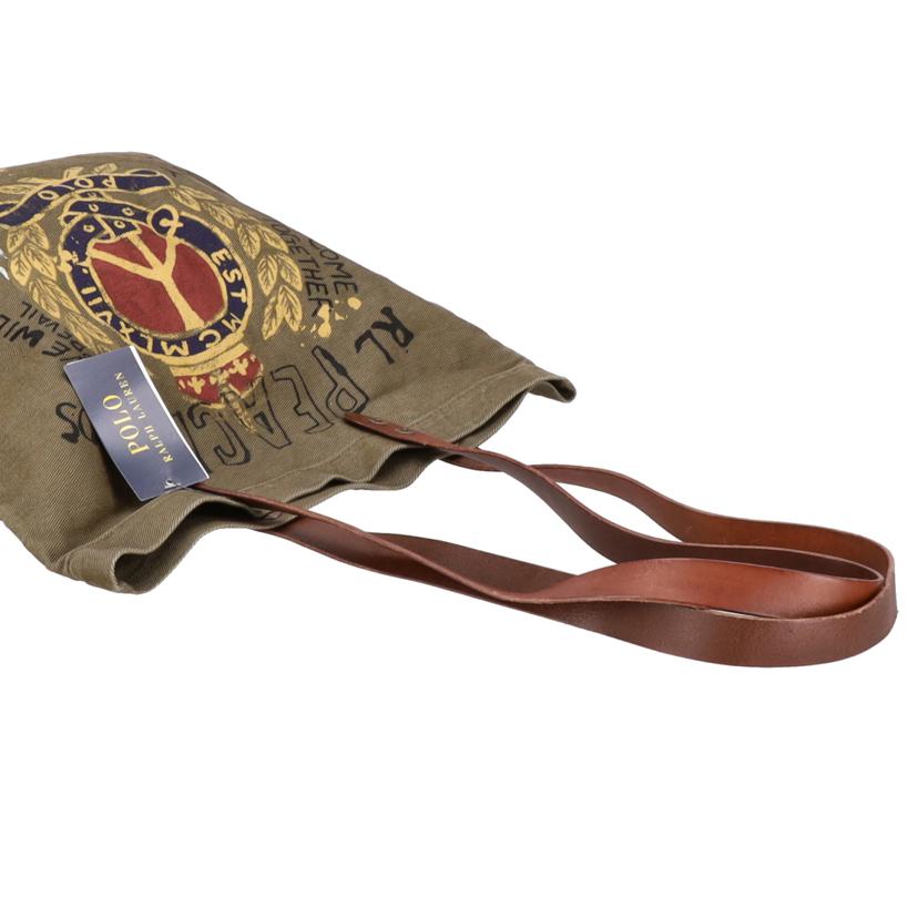 RALPH　LAUREN ラルフローレン/ヴィンテージ加工キャンバスロゴトートバッグ/405755818//SAランク/91