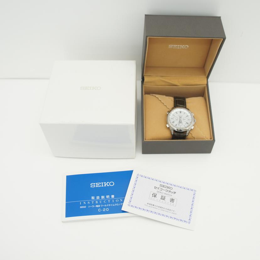 SEIKO セイコー/DOLCE　ソーラー電波クロノグラフ/8B92-0AJ0//940***/ABランク/81