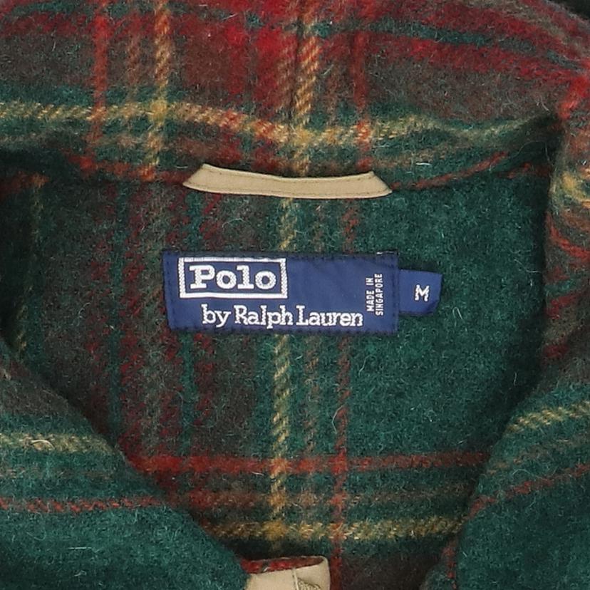 RALPH LAUREN ラルフローレン/90’s/フーデットコート/ヴィンテージ/ウールチェック/希少//ABランク/18