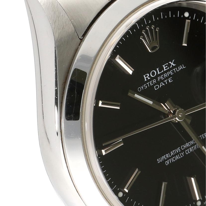 ROLEX ロレックス/オイスターパーペチュアル・デイト・ブラック/P番/15200//P28****/ABランク/40