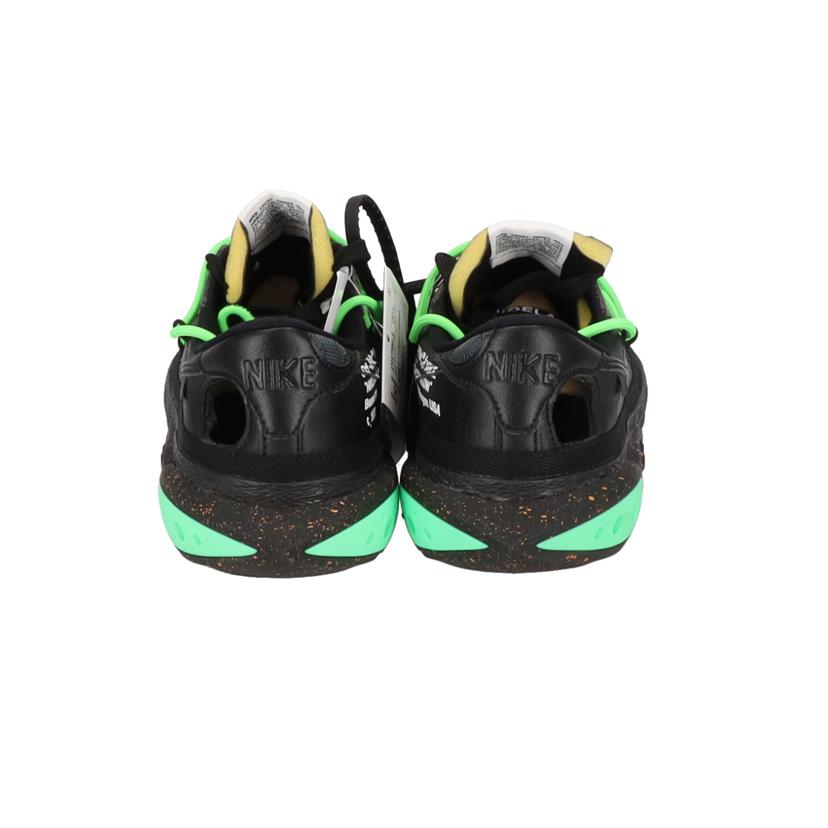 NIKE ナイキ/OFF－WHITE×NIKE　BLAZER　LOW　＇77　BLACK　AND　ELECTRO　GREEN/DH7863-001//Sランク/05