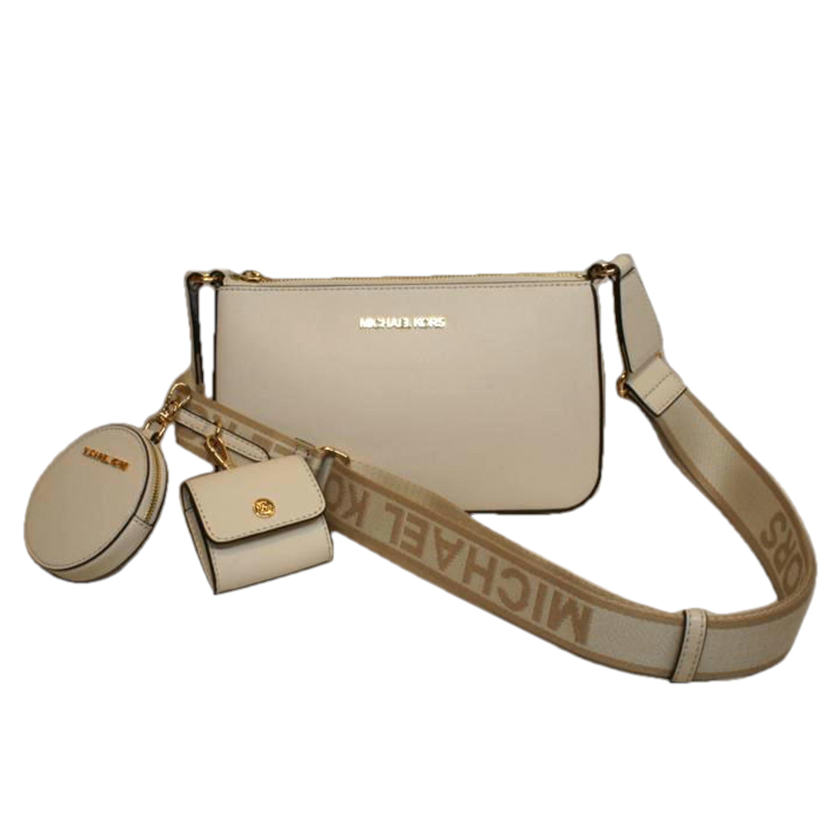 MICHAEL　KORS/ポーチ付ショルダーホワイトベージュ//Aランク/92