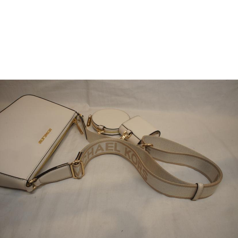 MICHAEL　KORS/ポーチ付ショルダーホワイトベージュ//Aランク/92
