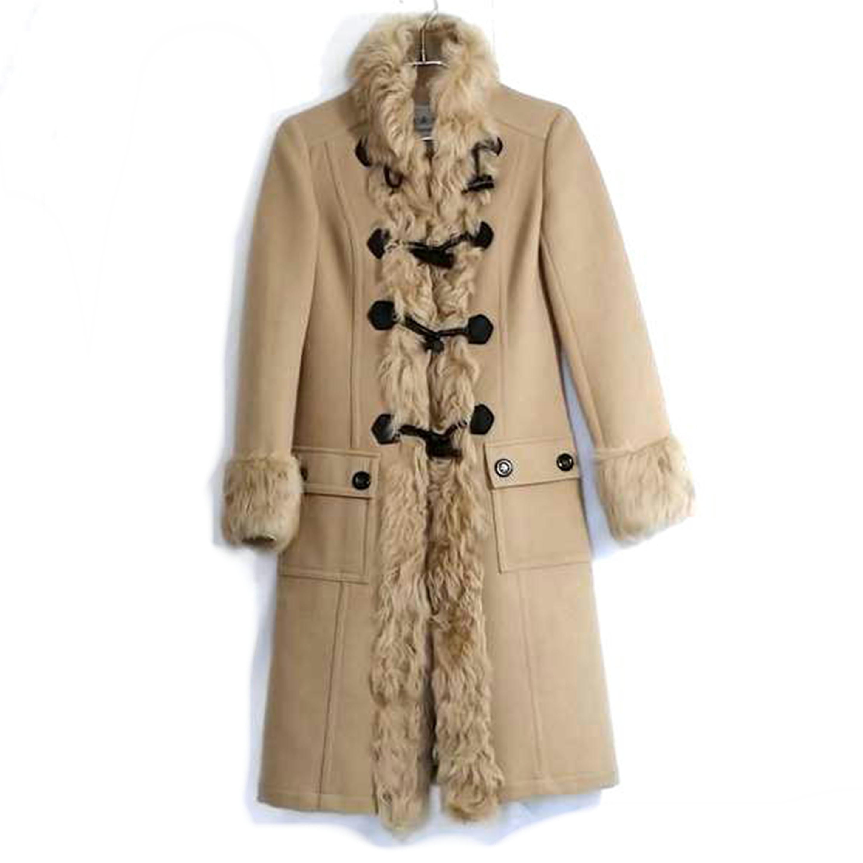 GRACE　CONTINENTAL/ファー付きウールコート//Bランク/52