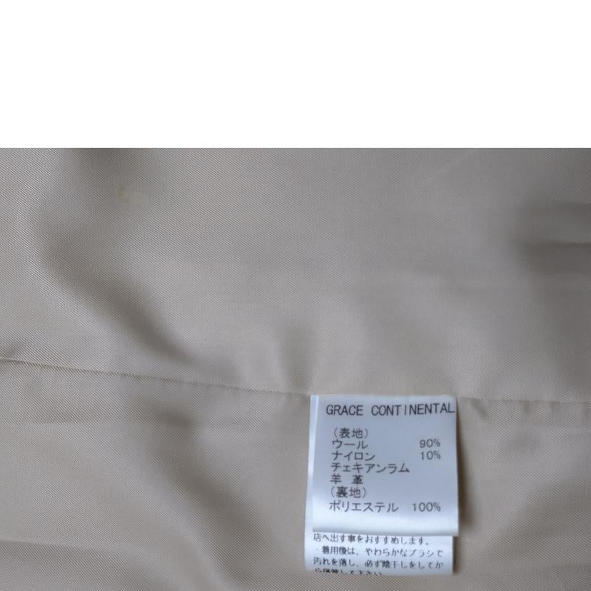 GRACE　CONTINENTAL/ファー付きウールコート//Bランク/52