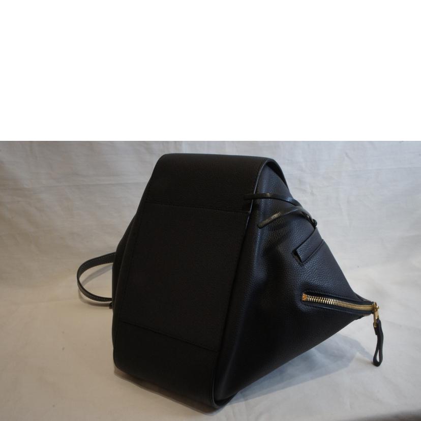 LOEWE ロエベ/ハンモックスモール／グレインカーフ／ネイビーカラーGD金具//Aランク/92