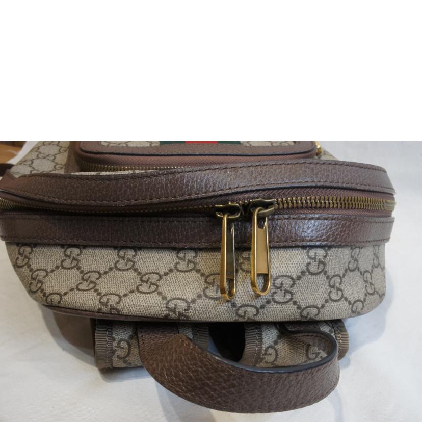 GUCCI グッチ/GGスプリームオフディアシェリーラインバックパック/547965//213**/ABランク/92