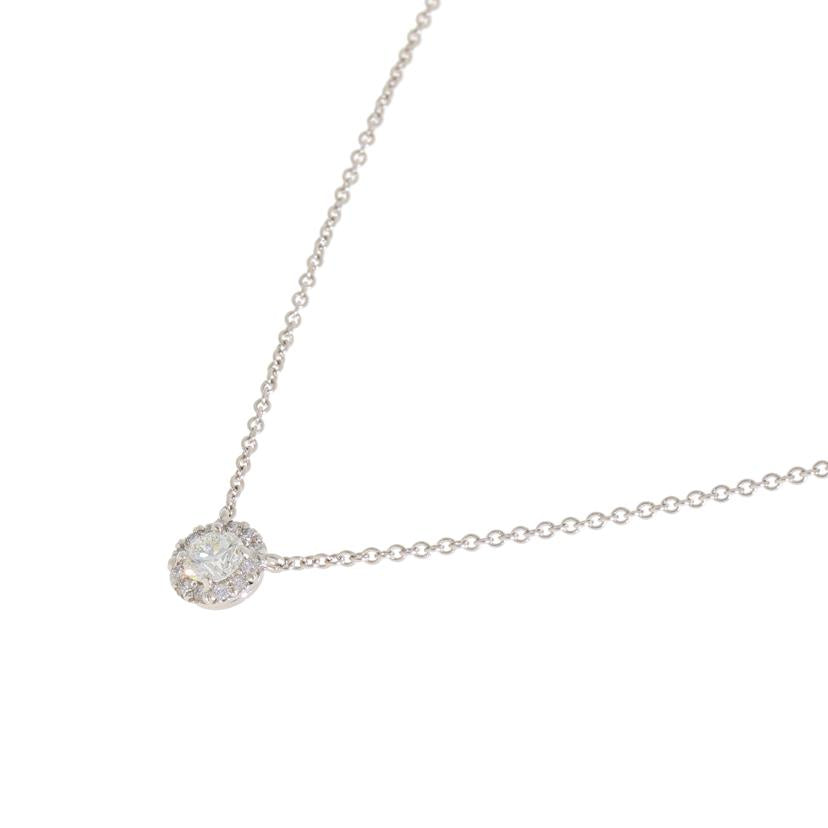 TIFFANY＆Co． ティファニー/PT950ソレストダイヤネックレス//Aランク/75