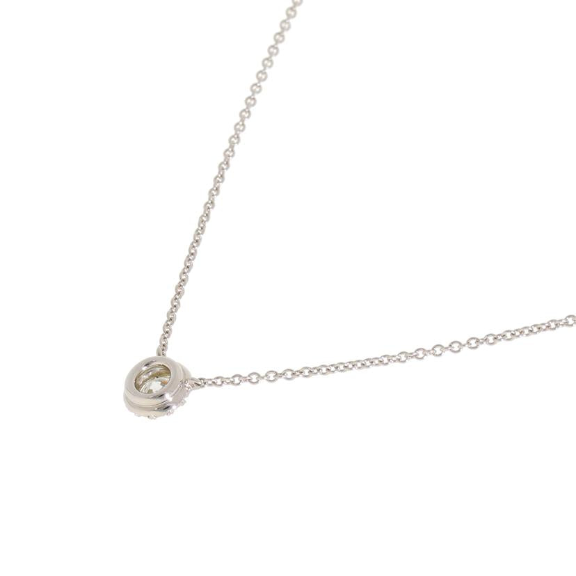 TIFFANY＆Co． ティファニー/PT950ソレストダイヤネックレス//Aランク/75