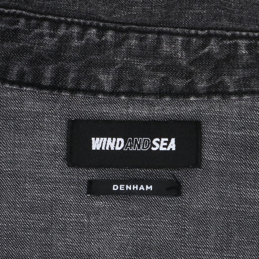 WINDANDSEA×DENHAM ウィンダンシー×デンハム/WINDANDSEA×DENHAM　半袖デニムシャツ//Aランク/19