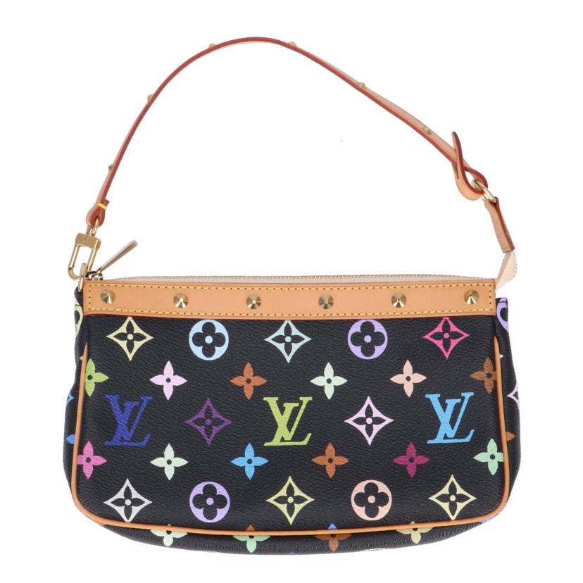 LOUIS　VUITTON ルイヴィトン/ポシェットアクセソワール／モノグラムマルチ／ノワール/M92648//SL1***/ABランク/91