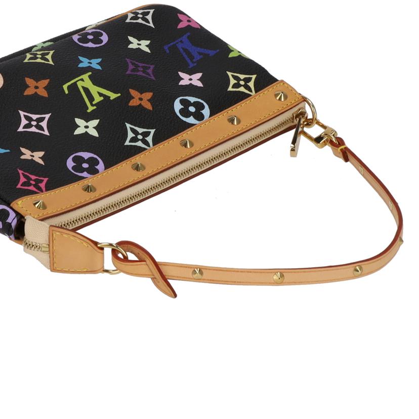LOUIS　VUITTON ルイヴィトン/ポシェットアクセソワール／モノグラムマルチ／ノワール/M92648//SL1***/ABランク/91