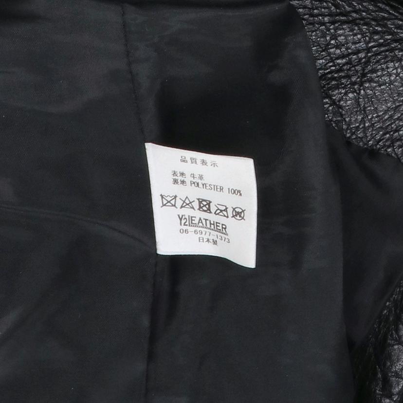 Y＇2 ワイツーレザー/シングルライダース／サイズ38//ABランク/20