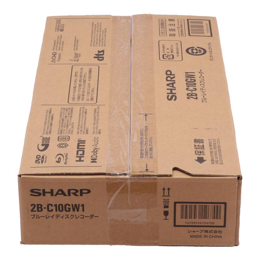 SHARP　 シャープ　/BDレコーダー／AQUOSブルーレイ未使用/2B-C10GW1//4168918/Sランク/05