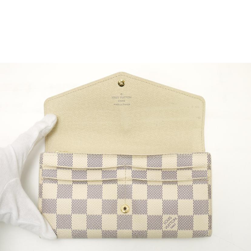 LOUIS　VUITTON ルイヴィトン/ポルトフォイユ・サラ／ダミエ・アズール/N63028//SN1***/ABランク/69