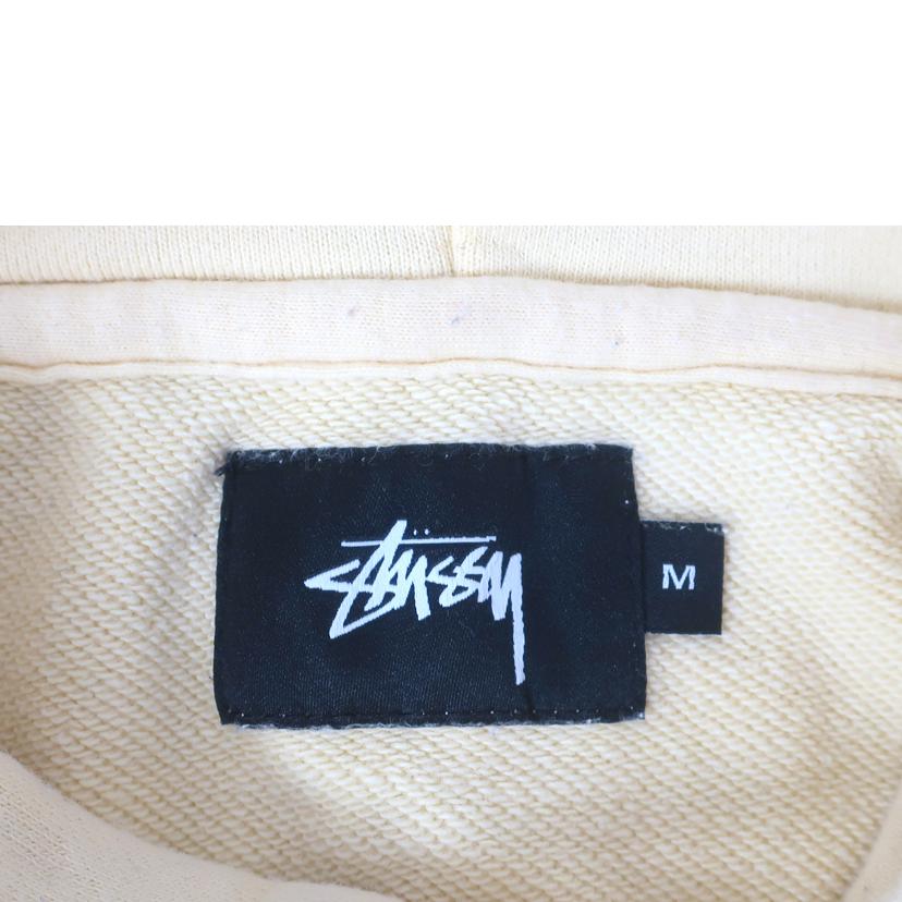 STUSSY ステューシー/メンズパーカー　Mサイズ　ライトイエロー//Bランク/65