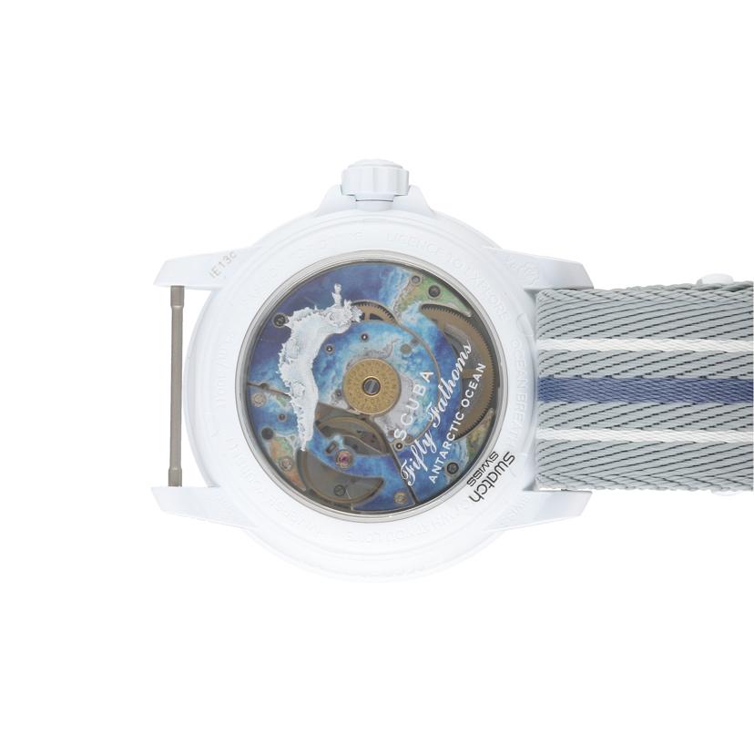 BLANCPAINswatch ブランパン×スウォッチ/フィフティファゾムス・アンタークティックオーシャン/自動巻/SO35S100//Aランク/85