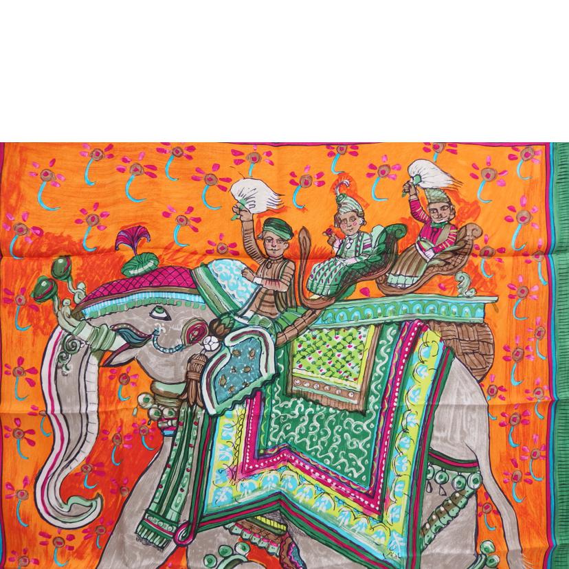 HERMES/カレ90　BELOVED　INDIA//Aランク/82