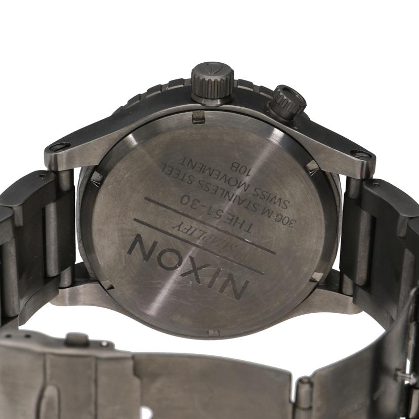 NIXON ニクソン/51－30GUNMETAL／メンズ／クオーツ/A057131//THE*****/Aランク/19