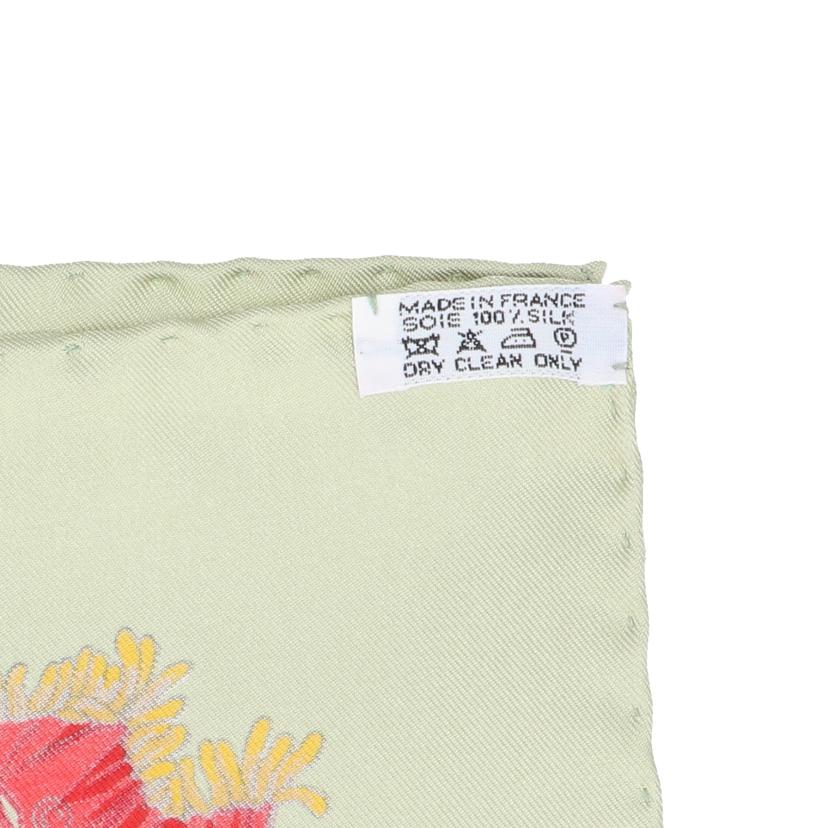HERMES エルメス/カレ90／Traineaux　et　glifsades／シルクスカーフ//Aランク/18