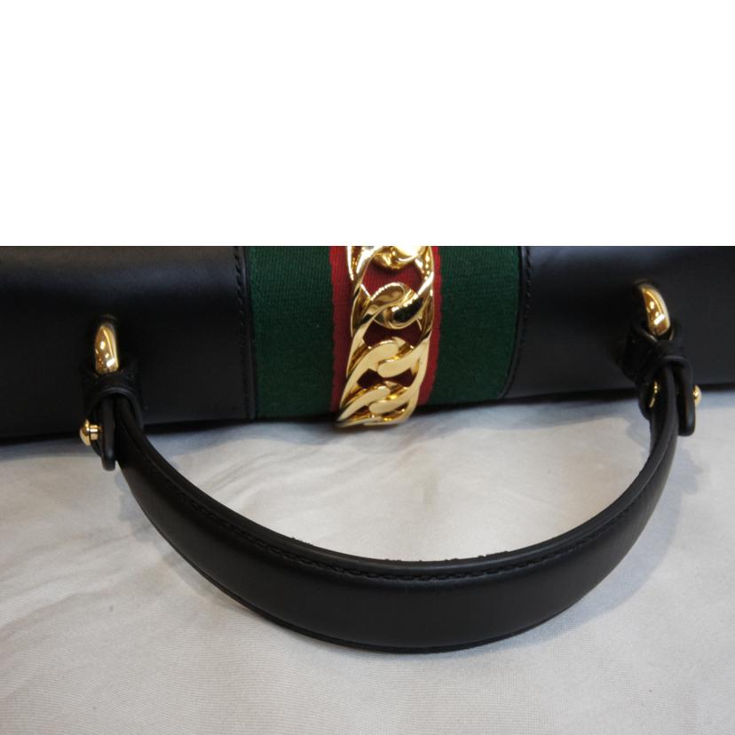 GUCCI グッチ/シルヴィ／レザーハンド2WAY/431665//493***/Aランク/92