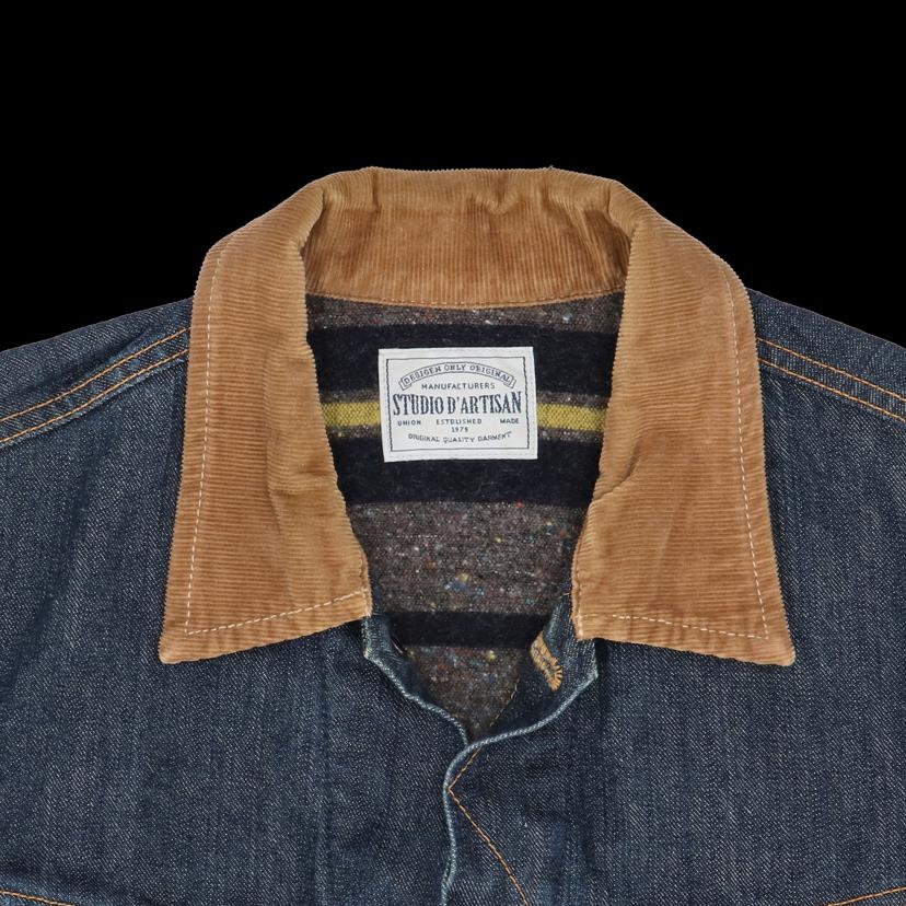 STUDIO　D＇ARTIZAN ステュディオダルチザン/トラッカージャケット／裏ブランケットデニムジャケット／日本製／サイズ40/D4187//Aランク/20