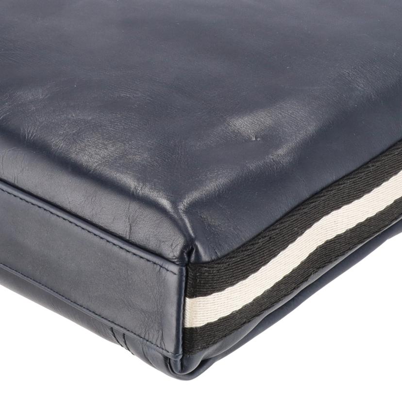 BALLY バリー/レザーショルダーバッグ／ネイビー//SAランク/18