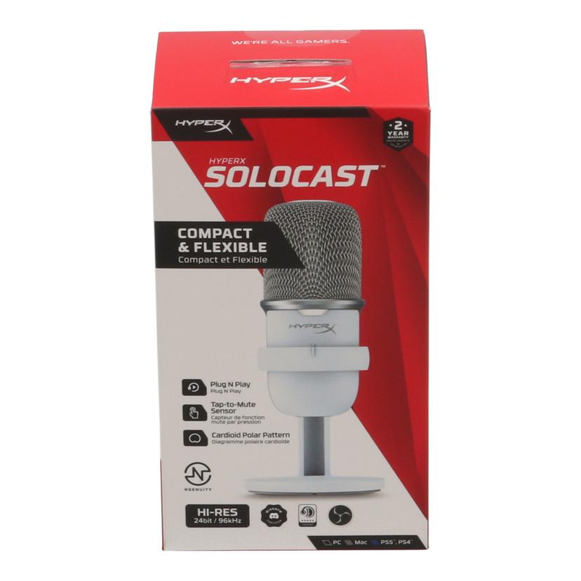 HyperX ハイパーエックス　/USBコンデンサーマイク　未使用/SoloCast 519T2AA//C1W51313TK/Sランク/65