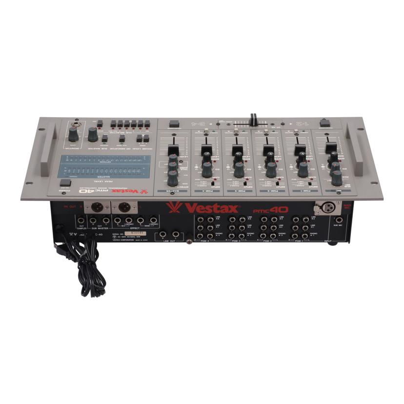 VESTAX ベスタックス　/DJミキサー/PMC-40//470048/Bランク/75