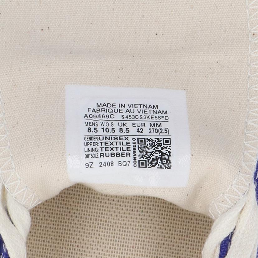 CONVERSE コンバース/チャックテイラー／ローカットスニーカー／ブルー/CT70//A09469C/Aランク/18