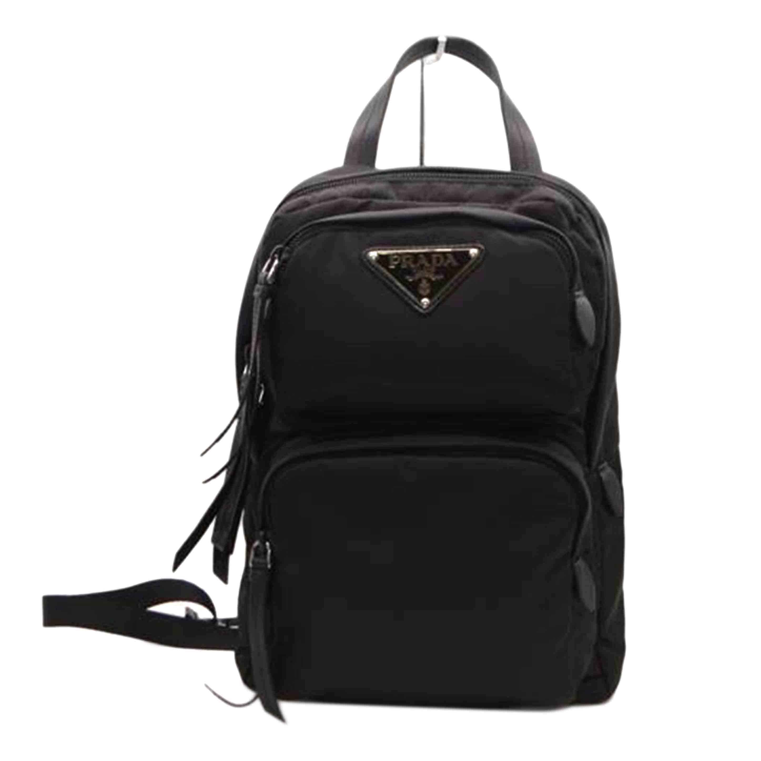 PRADA プラダ/テスートナイロンボディバックパック／ネロ/1BZ026//215/SAランク/89