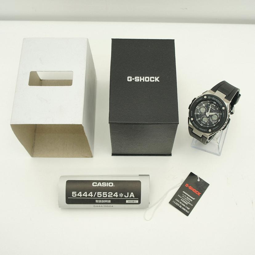 CASIO カシオ/G－SHOCK／G－STEEL／電波ソーラー/GST-W300-1AJF//002*****/ABランク/19