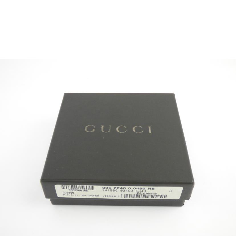 GUCCI グッチ/GGマーモント／2つ折り財布／キャメル／カーフ/035.2888.2240//Aランク/64