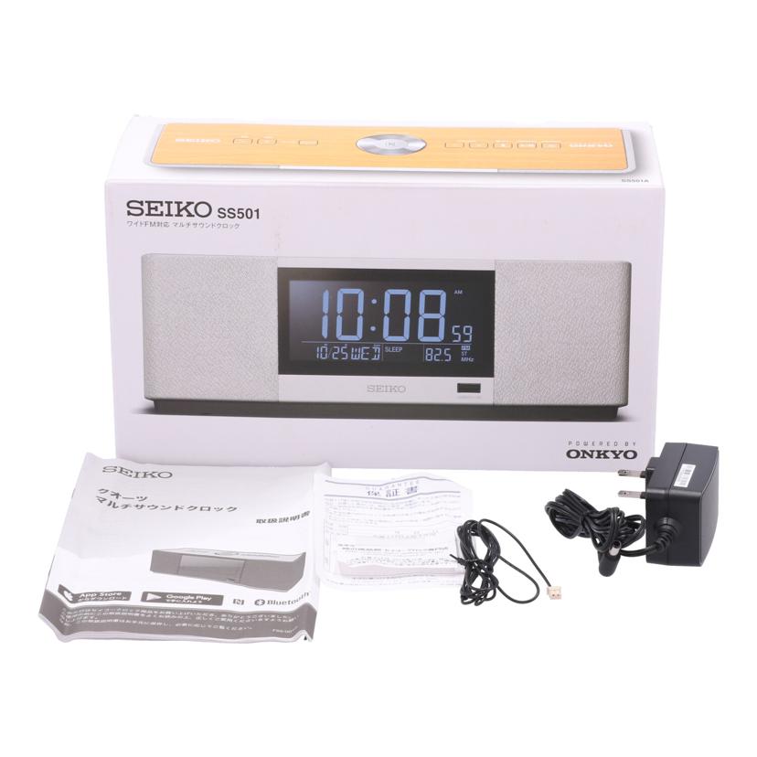 SEIKO セイコー/マルチサウンドクロック/SS501A//90705053/Bランク/62