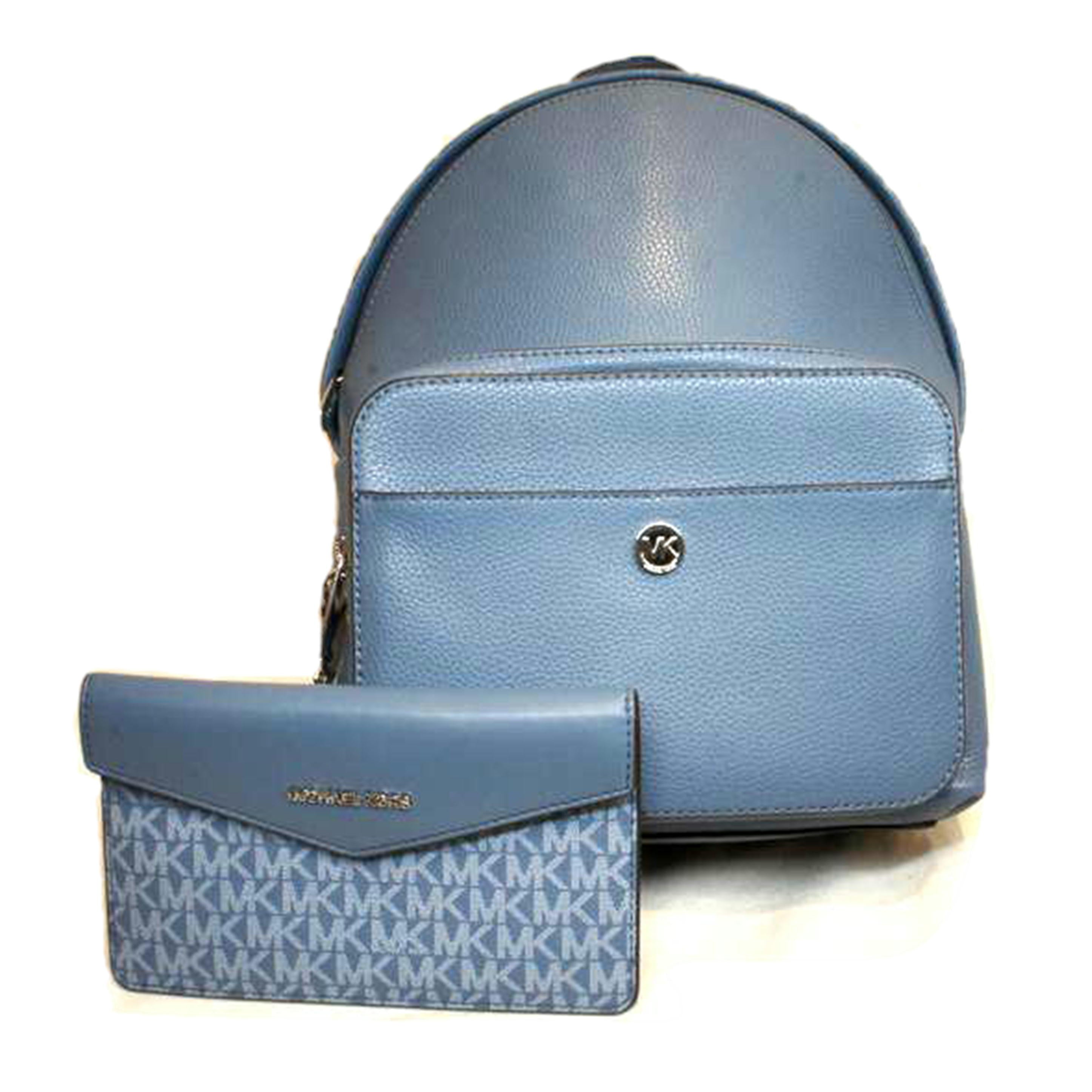 MICHAEL　KORS/レザーリュック／デイパックブルー／ポーチ付//Aランク/92
