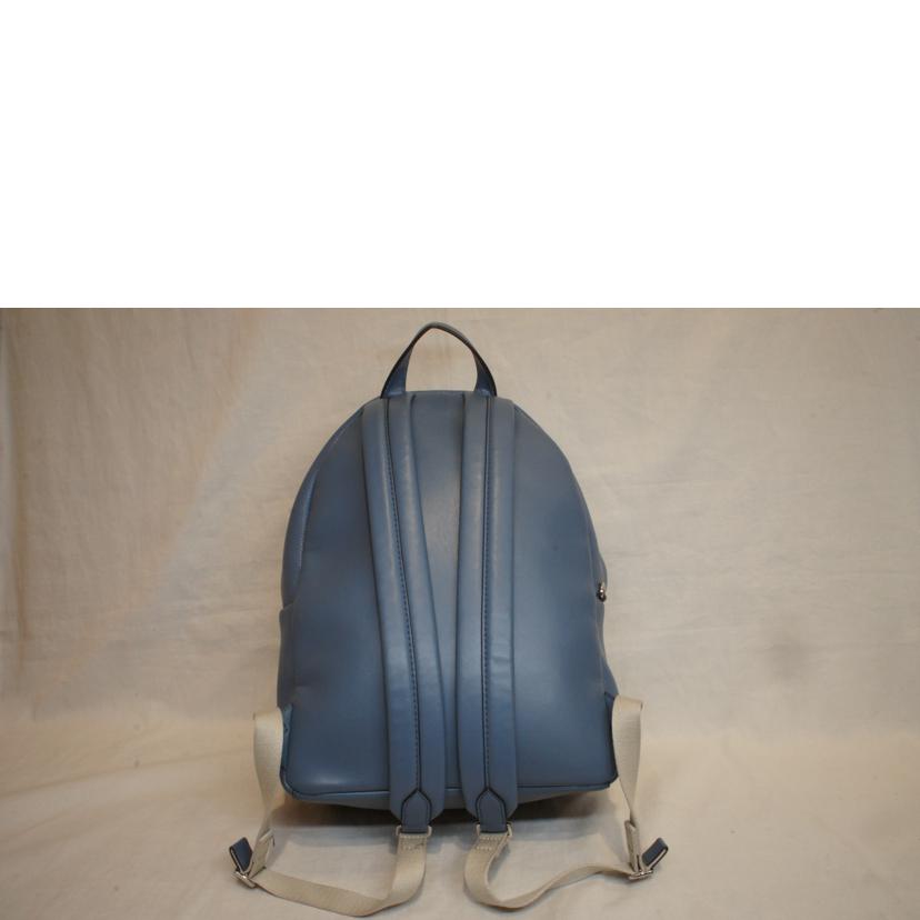 MICHAEL　KORS/レザーリュック／デイパックブルー／ポーチ付//Aランク/92