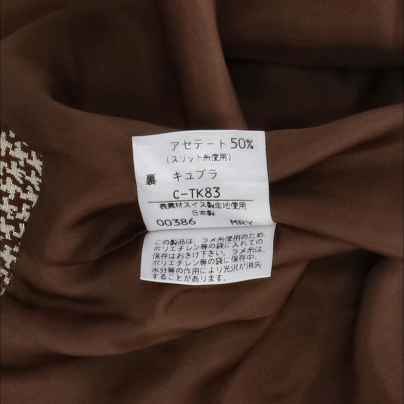 YVES　SAINT　LAURENT イヴサンローラン/イヴサンローラン／ヴィンテージセットアップ／千鳥格子柄／希少／金ボタン//Aランク/92