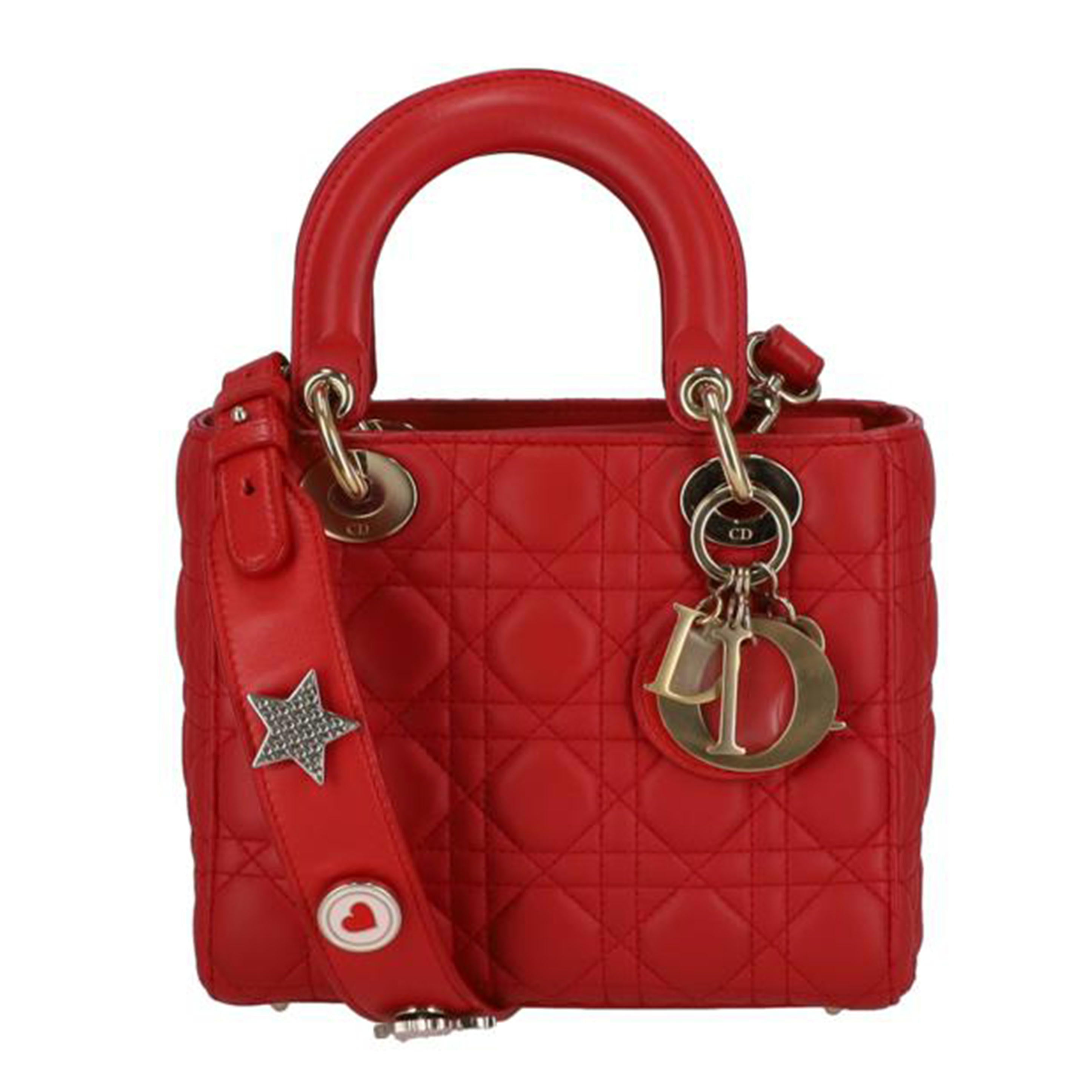Dior　 ディオール/レディディオール2WAYショルダーバッグ／レッド//18-*******/SAランク/18