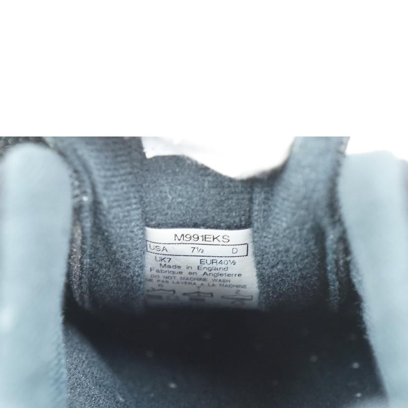 new　balance ニューバランス/NB　スニーカー991／ブラック　UK　25．5/M991EKS//Aランク/67