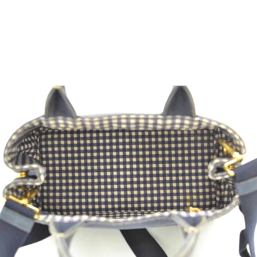 PRADA プラダ/カナパ2WAYトート／デニム／ブルー//204/Bランク/75