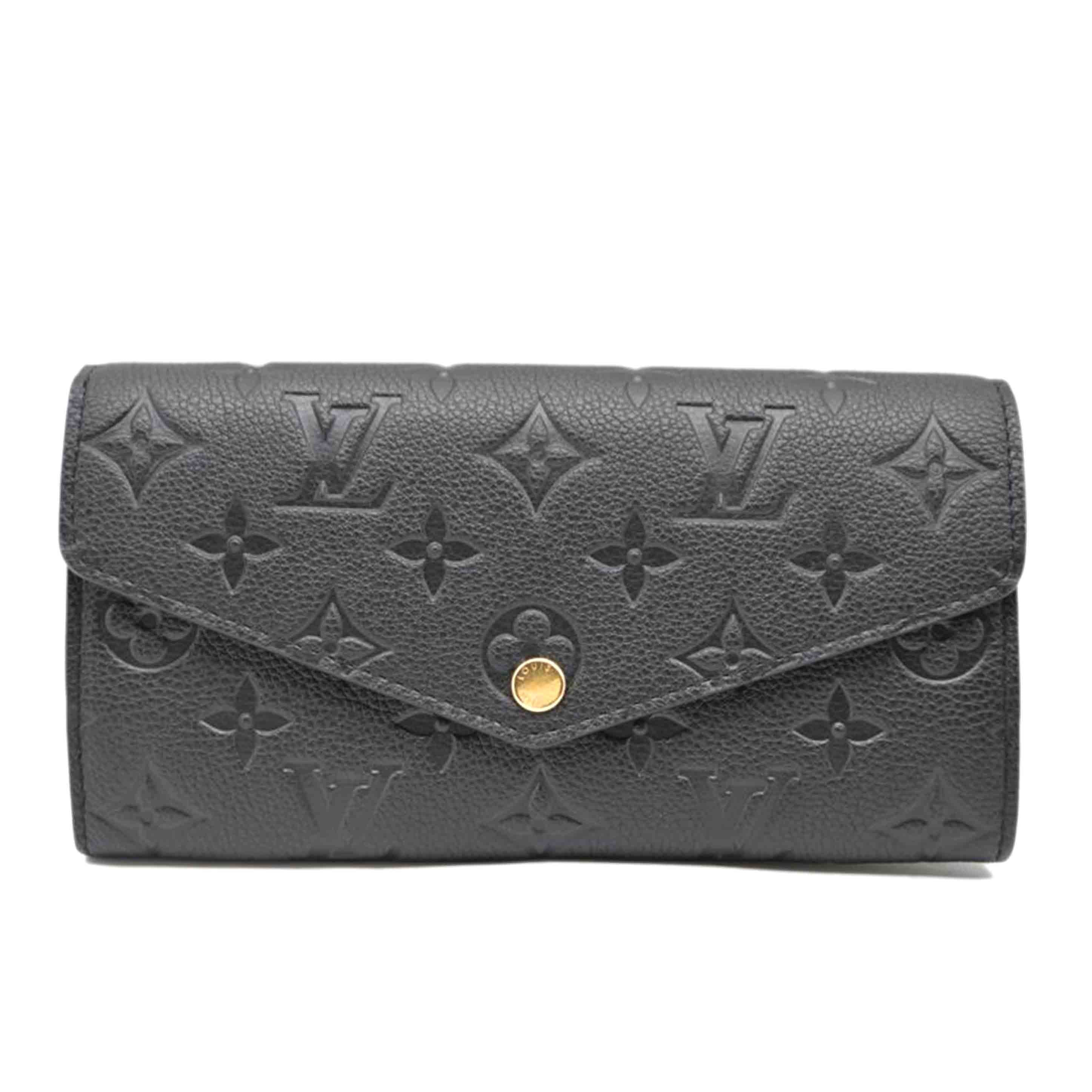 LV ルイヴィトン/ポルトフォイユ・サラ新型／アンプラント／ノワール/M82257//RFI****/SAランク/89